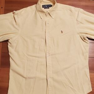 Polo Long Sleeve by Ralph Lauren in Yellow